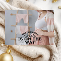 Photo Christmas Pregnancy Announcement