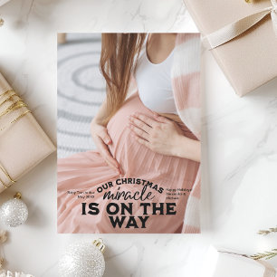 Photo Christmas Pregnancy Announcement