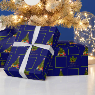 Photo Christmas Tree Wrapping Paper