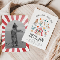 Photo Circus Birthday Invitation | Carnival