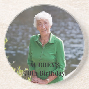 Photo Coasters For 70th Birthday