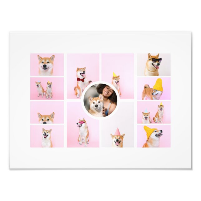 Photo Collage 13 Photographs Personalised Custom (Front)