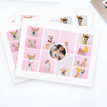 Photo Collage 13 Photographs Personalised Custom Postcard<br><div class="desc">Photo Collage 13 Photographs Personalised Custom template created by you personalised wall art - Postcard from Ricaso - add your own photographs</div>