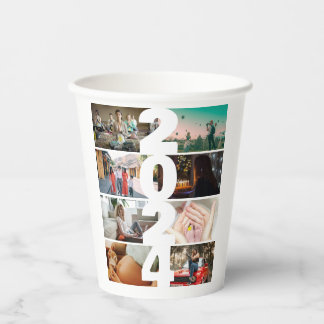 Photo collage 2024 Paper cup