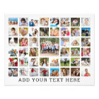 Photo Collage 45 Photos Personalised White