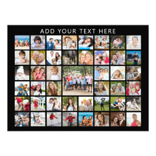 Photo Collage 45 Photos Personalized Custom