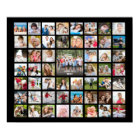 Photo Collage 53 Photos Personalised Custom Colour