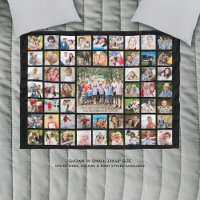 Photo Collage 55 Photos Personalised Custom Colour