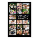 Photo Collage 70th Birthday Jumbo