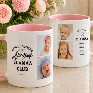 Photo Collage Awesome GLAMMA Mug