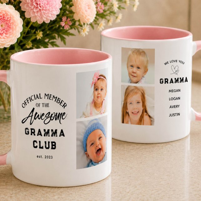 Photo Collage Awesome GRAMMA Mug (Creator Uploaded)