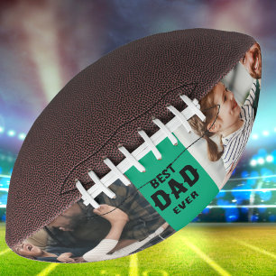 Photo Collage Best Dad Ever Football