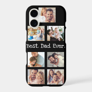 Photo Collage Best Dad Ever in Black and White  