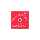 Photo Collage Best Dad Ever Red Personalised