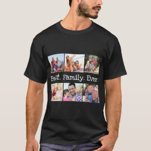 Photo Collage Best Family Ever Personalised T-Shirt