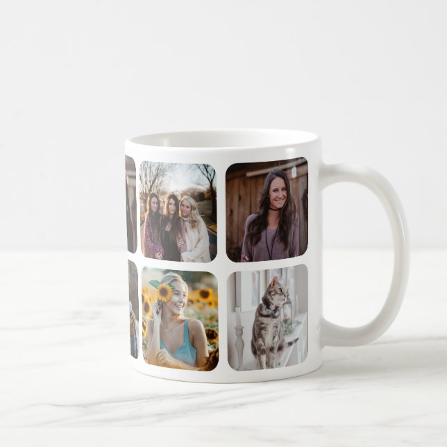 Photo Collage Best Friend Coffee Mug (Right)