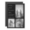 Photo Collage Black Modern Wedding Save the Date