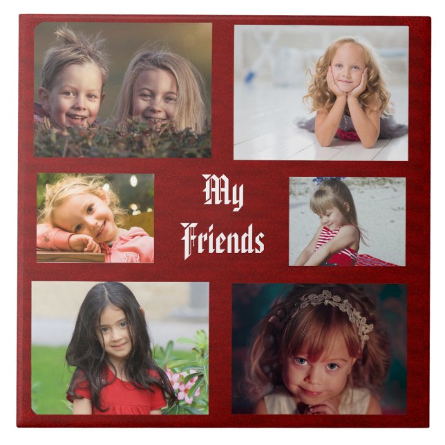 PHOTO COLLAGE CERAMIC TILE (Front)