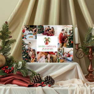 Photo Collage Christmas Angel Fancy Typography Invitation