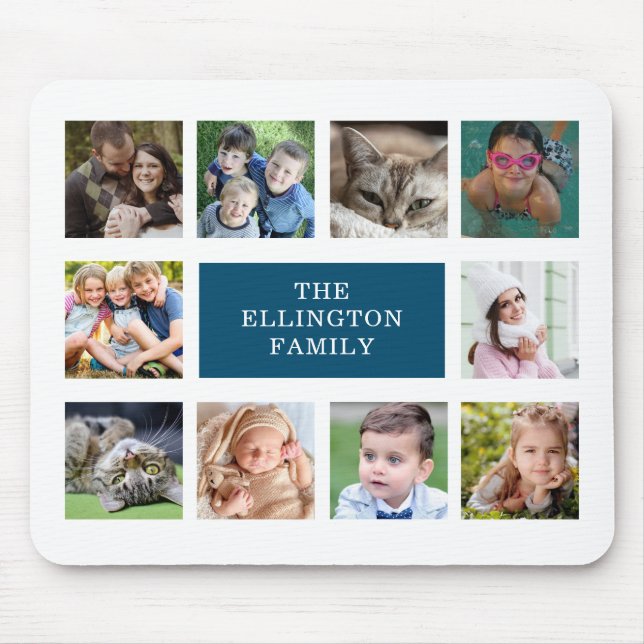 Photo Collage Custom Mouse Pad (Front)