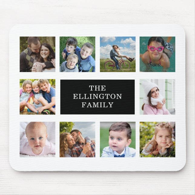 Photo Collage Custom Mouse Pad (Front)