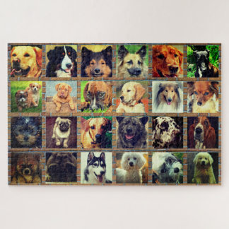 Photo Collage Dog Jigsaw Puzzle