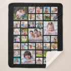 Photo Collage Family Name or Title Black