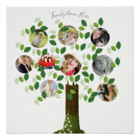 Photo Collage Family Tree Parents Grandparent Gift