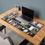 Photo Collage Film Strip Personalised DIY Custom Desk Mat<br><div class="desc">Create a Photo film strip themed Personalised desk mat from Ricaso - add 18 photographs to this filmstrip desk mat office accessory - a great addition to your home or office desk, keep your loved ones with you while you work, add photographs of your pets - the choice is yours....</div>