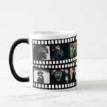 Photo Collage Film Strip Personalised DIY Custom Magic Mug<br><div class="desc">Photo Collage Film Strip Personalised DIY Custom mugs from Ricaso .. ideal for keepsake gift ideas .. add your own photographs</div>