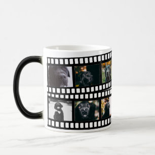 Photo Collage Film Strip Personalised DIY Custom Magic Mug