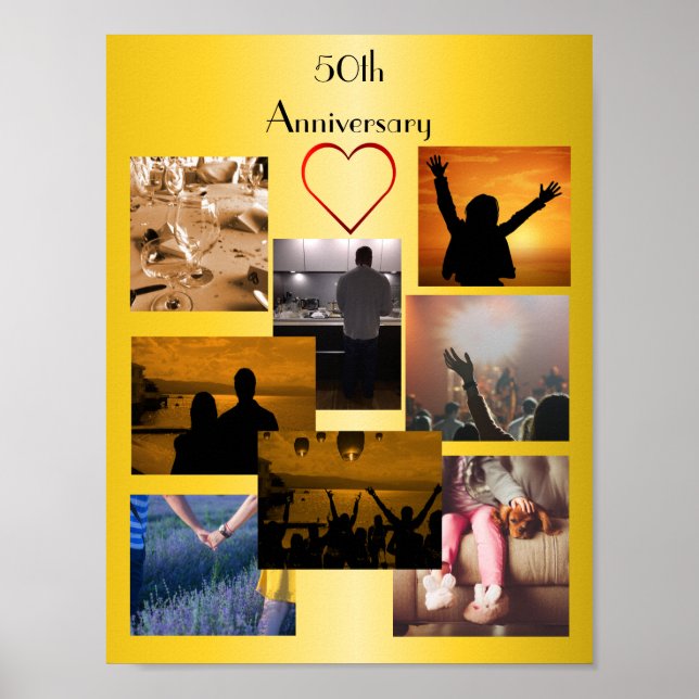Photo Collage For 50th Anniversary Poster (Front)