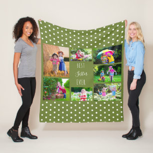 Make Your Own Olive Green Blanket Bundle Up In Yours Today Zazzle Au