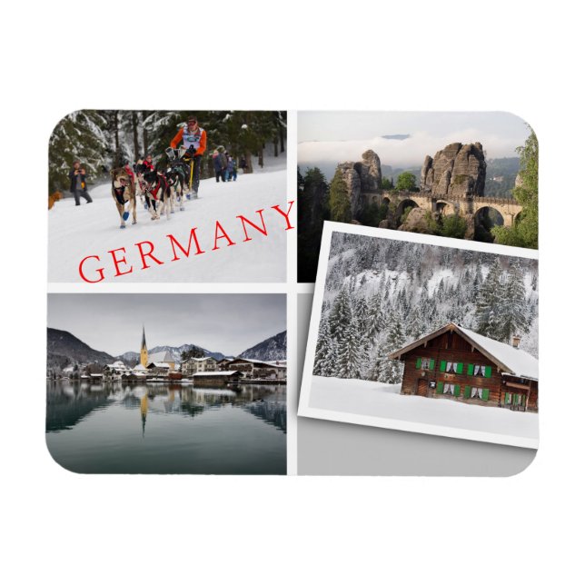Photo collage from Germany Magnet (Horizontal)