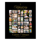 Photo Collage Funeral Celebration of Life Welcome