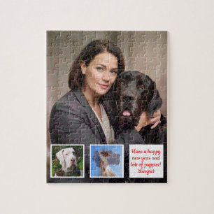 Photo collage Great Dane Kennel Gift Jigsaw Puzzle
