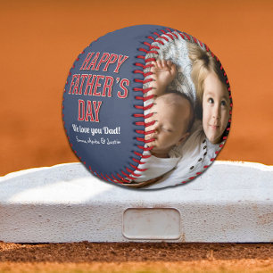 Photo Collage Happy Father's Day Baseball