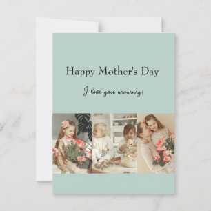 Photo Collage & Message - Personalised Gift    Postcard