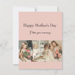 Photo Collage & Message - Personalized Gift    Postcard