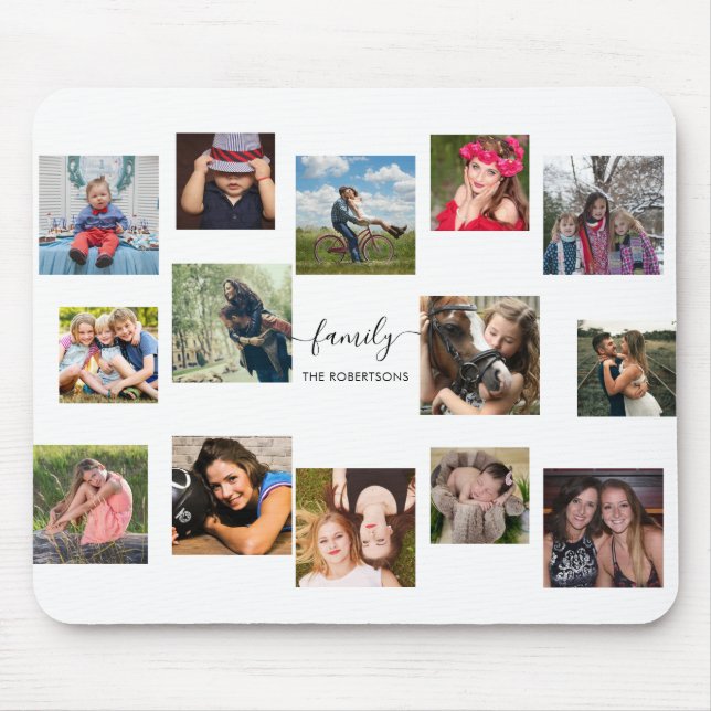 Photo Collage Mouse Pad (Front)