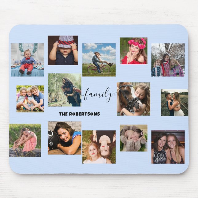 Photo Collage Mouse Pad (Front)