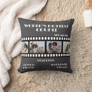 Photo Collage Movie Strip Personalised DIY Custom Cushion