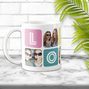 Photo Collage Multicolor Coffee Mug