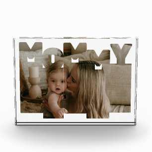 Photo Collage Mum, Mummy Mothers day Gift Block