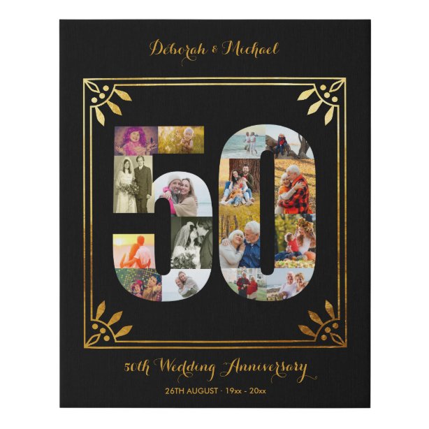 Wedding Anniversary Canvas Prints &amp; Wall Art | Zazzle.com.au