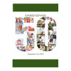 Photo Collage Number 50 Personalised 50th Birthday