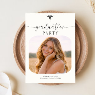 Photo Collage Nursing Graduation Announcement Postcard