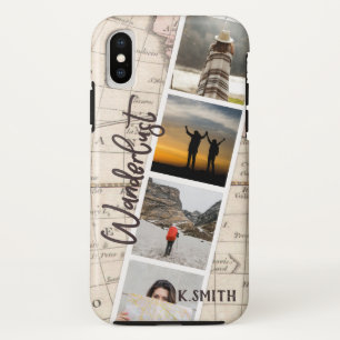 Photo Collage of Travel Memories. Wanderlust. iPhone X Case