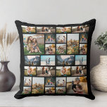 Photo Collage Personalised Cushion<br><div class="desc">Create Your Own Personalised Photo Collage Throw Pillow</div>