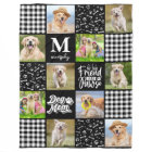Photo Collage Personalised DOG MOM Unique Quilt